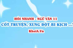 Cốt truyện bi kịch, Xung đột bi kịch, Nhân vật chính của bi kịch? Ngữ Văn lớp 11